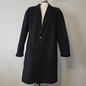MANFINITY Classic Black Trench Coat